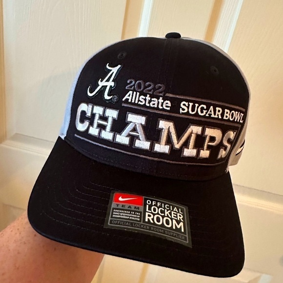 NWS Nike team Sugar Bowl Alabama Champs Locker Room Hat OS college football - Picture 1 of 8